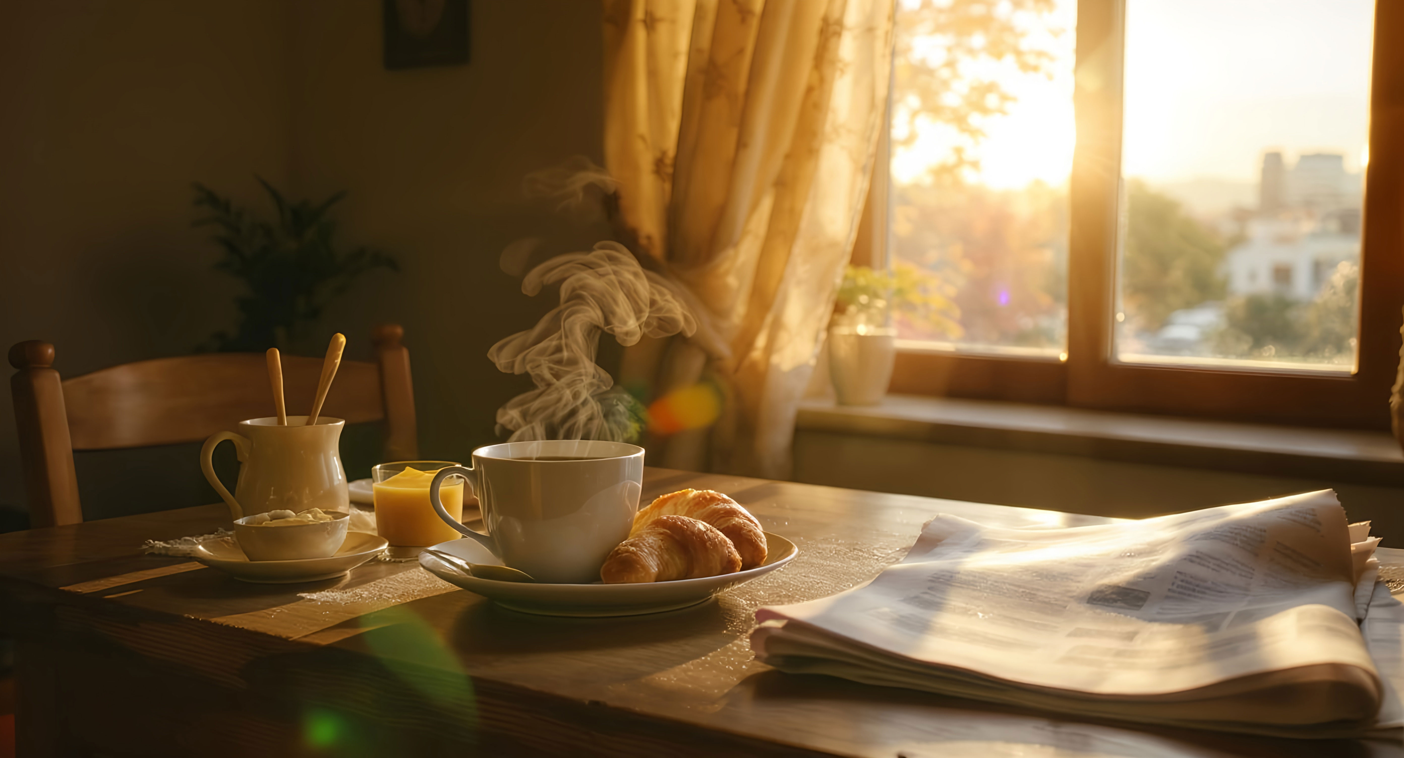 Entspannter Morgen